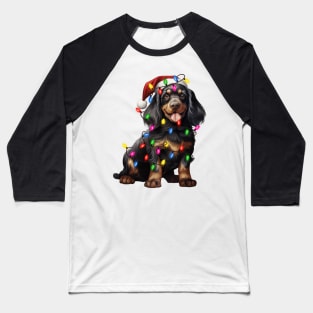 Christmas Gordon Setter Baseball T-Shirt